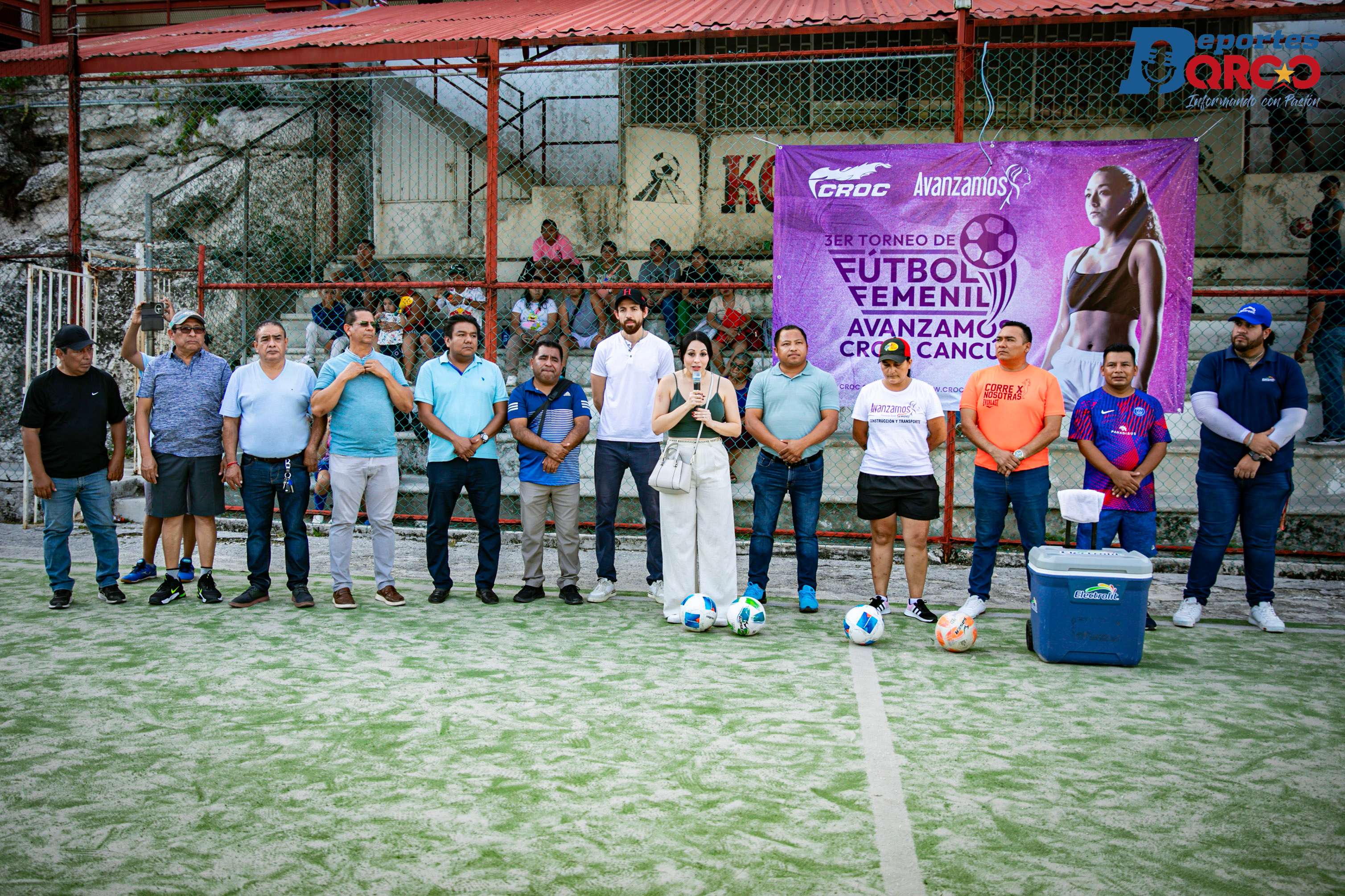 INAUGURACIÓN 3ER TORNEO FEMENIL DE FUT 7 AVANZAMOS CROC CANCUN (1)