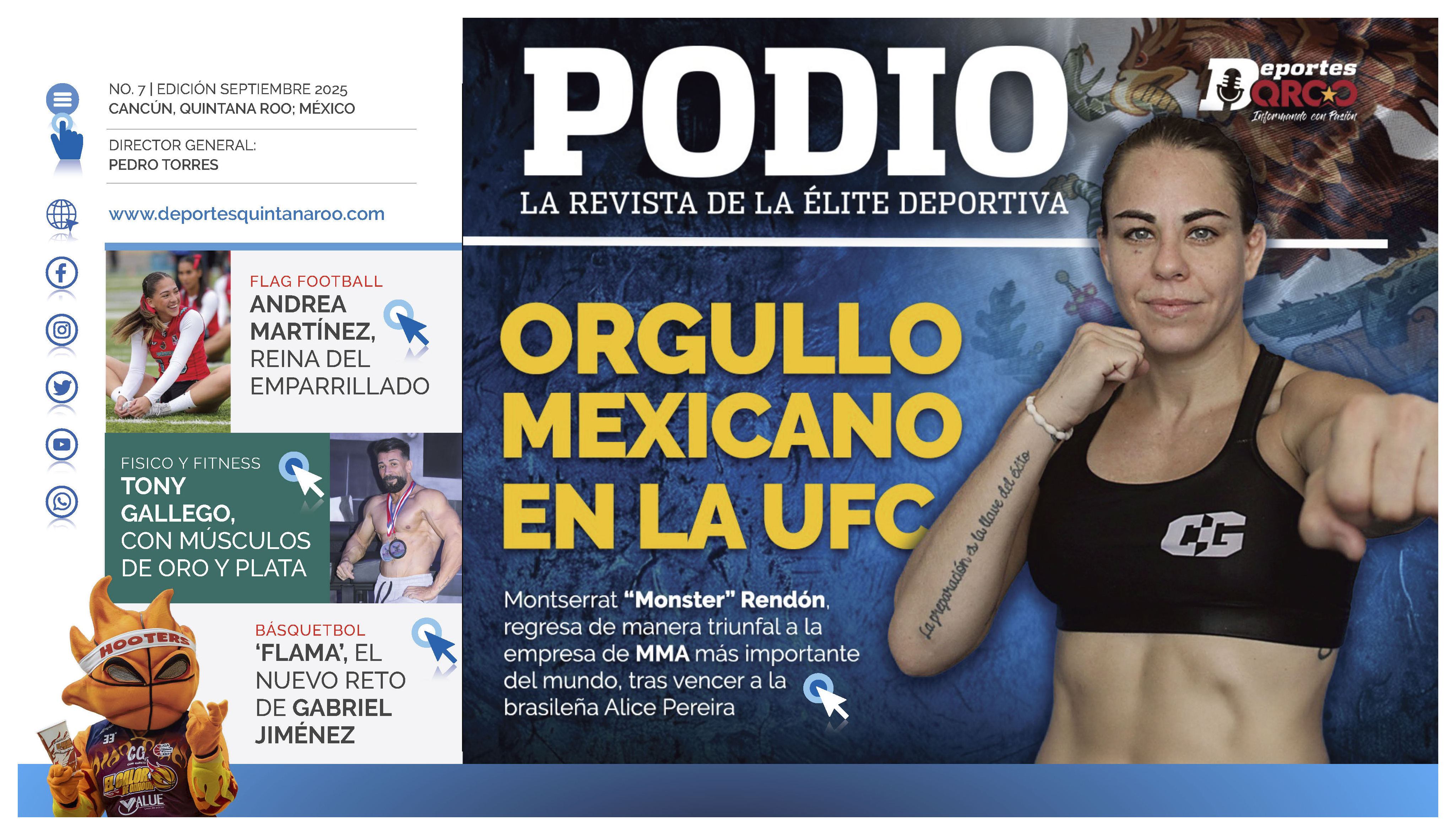 Portada Revista PODIO Septiembre